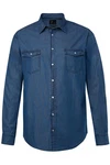 JP1880 Businesshemd Kentkragen Modern Fit Dunkelblau/Blau/Hellblau