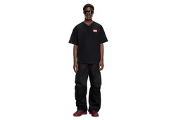 Diesel T-Shirt Herren T-BOXT-LAB Schwarz