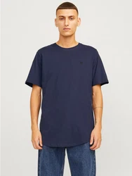 Jack & Jones Rundhalsshirt JPRBLABRODY TEE SS CREW NECK Dunkelblau/Weiß/Blau