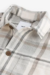 Next Hemdjacke Beige/Grau/Khaki/Braun
