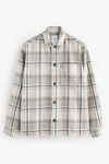 Next Hemdjacke Beige/Grau/Khaki/Braun