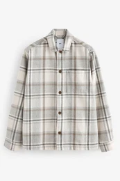 Hemdjacke Karierte Hemdjacke aus Wollmischung (1-St)