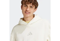 adidas Sportswear Kapuzensweatshirt SZN FT HD Weiß/Khaki/Creme/Beige/Hellgrau/Grün