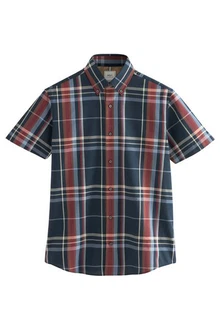 Next Langarmhemd Pflegeleichtes Button-Down-Oxford-Hemd 