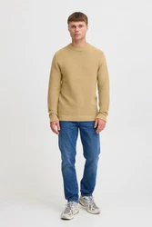 !Solid Pullover 'Valencia' Gelb/Khaki/Braun