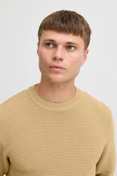 !Solid Pullover 'Valencia' Gelb/Khaki/Braun