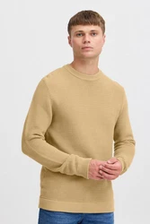 !Solid Pullover 'Valencia' Gelb/Khaki/Braun