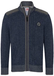 Spieth & Wensky Strickjacke Erato Hellblau/Dunkelblau/Blau/Grau