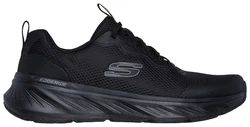 Skechers EDGERIDE Slip-On Sneaker Schwarz/Dunkelblau