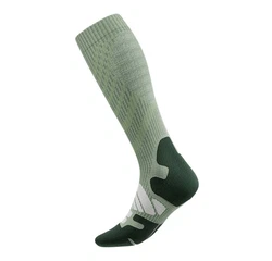 Bauerfeind Sportsocken Outdoor Merino Compression Erste Hilfe Artikel Dunkelgrün/Grün