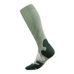 Bauerfeind Sportsocken Outdoor Merino Compression Erste Hilfe Artikel Dunkelgrün/Grün