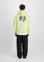 Alpha Industries Space Shuttle Hoodie Neonfarben/Hellgrün/Grün/Gelb