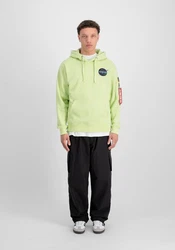 Alpha Industries Space Shuttle Hoodie Neonfarben/Hellgrün/Grün/Gelb