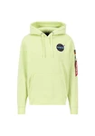 Alpha Industries Space Shuttle Hoodie Neonfarben/Hellgrün/Grün/Gelb