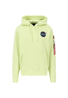 Alpha Industries Space Shuttle Hoodie Neonfarben/Hellgrün/Grün/Gelb