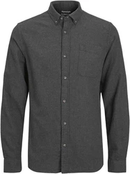 JACK & JONES Hemd 'JJEClassic' Dunkelgrau/Grau/Hellgrau
