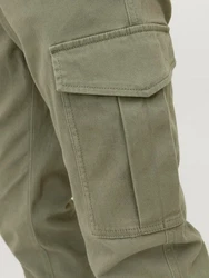 Jack & Jones Cargohose JJIMarco JJJoe Dunkelgrün/Khaki