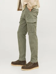 Jack & Jones Cargohose JJIMarco JJJoe Dunkelgrün/Khaki