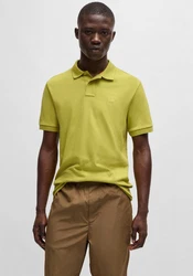 BOSS Poloshirt 'Passenger' Gelb/Grün/Neonfarben/Dunkelgrün