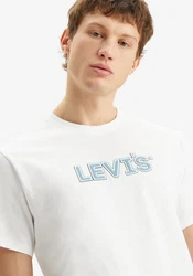 Levi's Print-Shirt RELAXED FIT TEE Weiß/Rot/Blau/Braun/Silber/Türkis