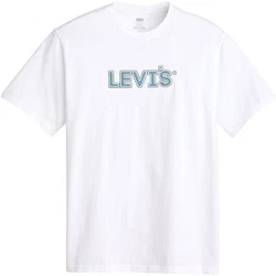 Levi's Print-Shirt RELAXED FIT TEE Weiß/Rot/Blau/Braun/Silber/Türkis