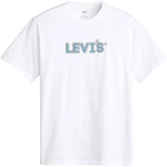 Levi's Print-Shirt RELAXED FIT TEE Weiß/Rot/Blau/Braun/Silber/Türkis