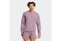 ADIDAS PERFORMANCE Sportsweatshirt YOGA Crew Neck Lila/Dunkelrot