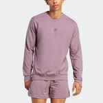 ADIDAS PERFORMANCE Sportsweatshirt YOGA Crew Neck Lila/Dunkelrot