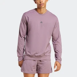 ADIDAS PERFORMANCE Sportsweatshirt YOGA Crew Neck Lila/Dunkelrot