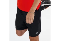 New Balance Laufshorts SPORT ESSENTIALS SHORT silbergrau/schwarz
