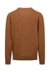 FYNCH-HATTON Cardigan Strickjacke Braun/Orange