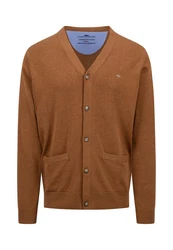 FYNCH-HATTON Cardigan Strickjacke Braun/Orange