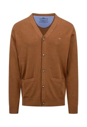 FYNCH-HATTON Cardigan Strickjacke Braun/Orange