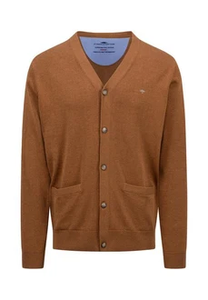 FYNCH-HATTON Cardigan Strickjacke Braun/Orange