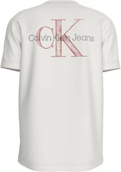 Calvin Klein Jeans T-Shirt TEXTURED MONOLOGO TEE mit Backprint 