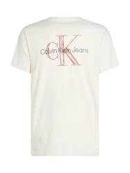 Calvin Klein Jeans T-Shirt TEXTURED MONOLOGO TEE mit Backprint 