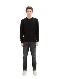 Strickpullover in melierter Optik