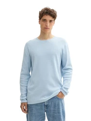 TOM TAILOR Pullover Hellblau/Blau