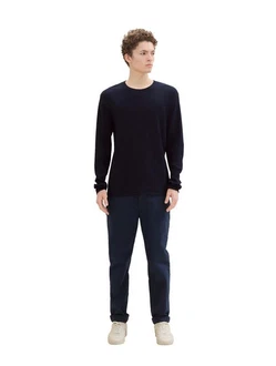 TOM TAILOR Pullover Dunkelblau/Schwarz/Hellblau TOM TAILOR Pullover Dunkelblau/Schwarz/Hellblau