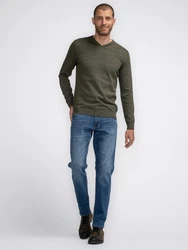 Petrol Industries Pullover 'Atka' Men Knitwear V-Ausschnitt Basic 