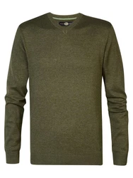 Petrol Industries Pullover 'Atka' Men Knitwear V-Ausschnitt Basic 