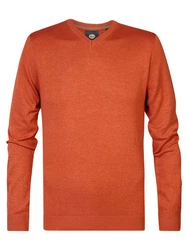 Petrol Industries Pullover 'Atka' Men Knitwear V-Ausschnitt Basic 