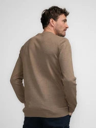 Petrol Industries Pullover 'Atka' Men Knitwear V-Ausschnitt Basic cappuccino
