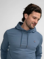Petrol Industries Sweatshirt 'Tetlin' Grau/Blau/Dunkelblau/Hellblau