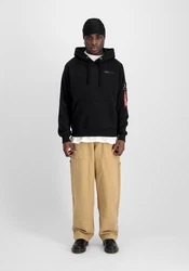 Alpha Industries Air Force Hoodie Schwarz/Dunkelblau