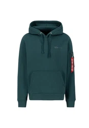 Alpha Industries Air Force Hoodie Grün/Türkis/Dunkelgrün