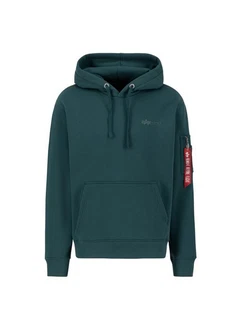 Alpha Industries Air Force Hoodie Grün/Türkis/Dunkelgrün