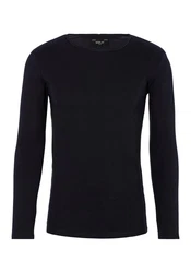 Replay Langarmshirt Dunkelblau/Schwarz/Blau