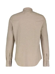 LERROS Oxfordhemd mit Stretchanteil und Button-down-Kragen Khaki/Beige/Braun