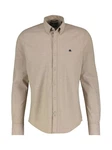 LERROS Oxfordhemd mit Stretchanteil und Button-down-Kragen Khaki/Beige/Braun
